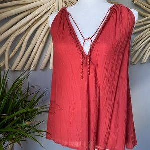 BANANA REPUBLIC - Coral Tank Top - Size S